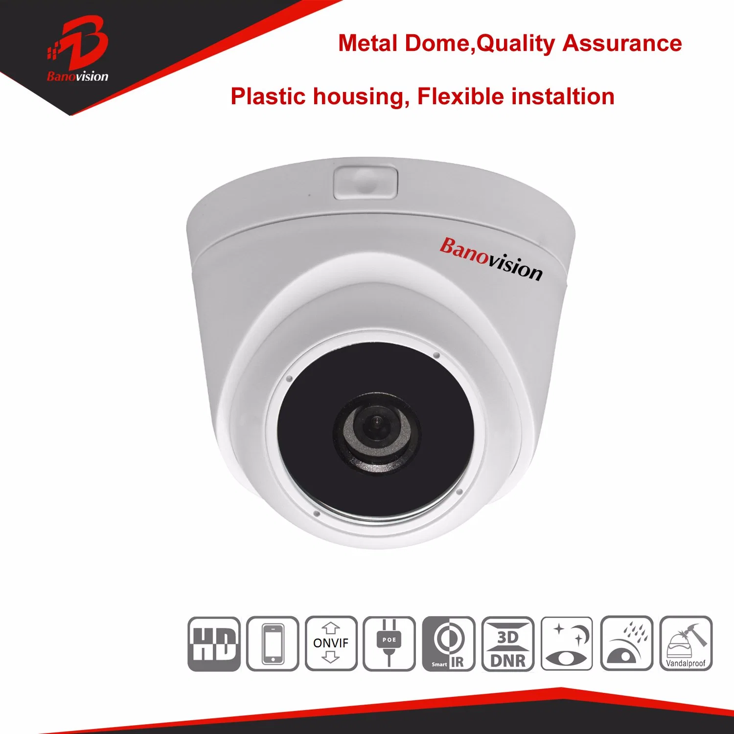 Banovision H. 265 2MP 5MP 4K Security CCTV IP Surveillance Network Dome Camera System From CCTV Camera Supplier