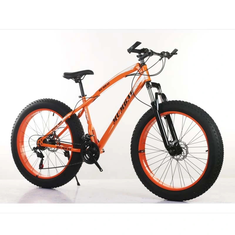 2022 Neue Ankunft OEM Fat Wide Tire 21 Speed Fahrrad Männer Männer 20 Zoll 26 Zoll Radfahren Schnee Schmutz Racing Fahren Sie mit dem Mountainbike