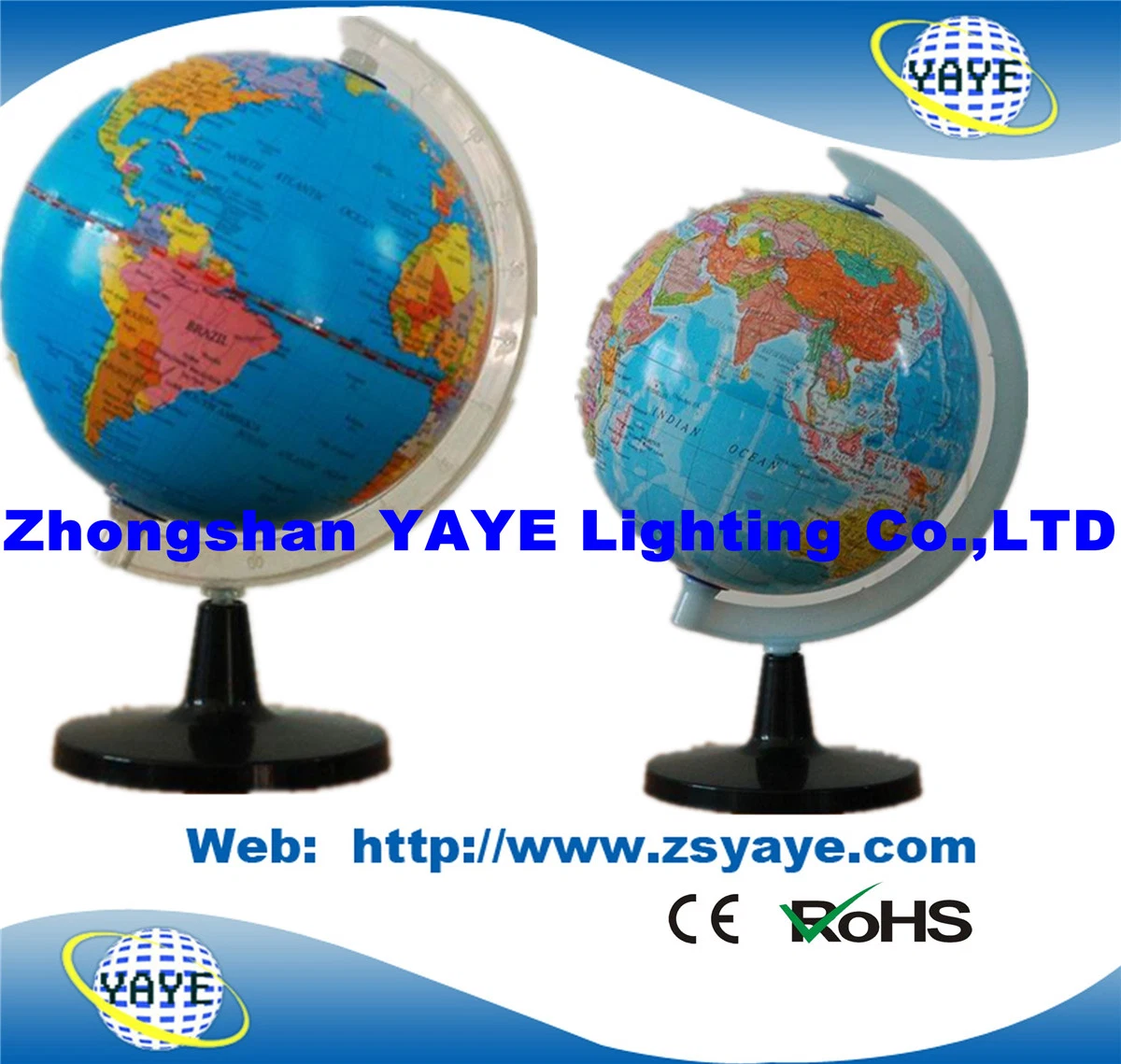 Yaye Globe Size: 8.5/10/15/21/26/32cm English Globe, World Globe, Educational Globes (YAYE-ST-777)