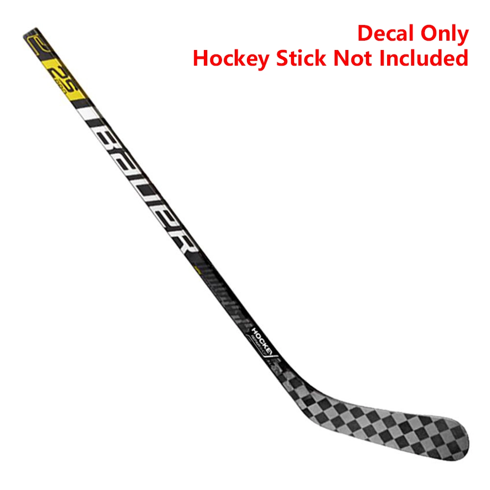 Guangdong Printing Service Agency Resistance to Friction and Customizable Label Printing Water Transfer Slide Stickers Decals for Hockey Stick