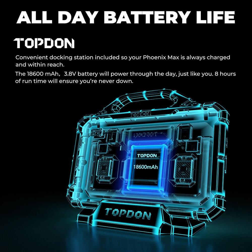 Topdon Factory China Phoenix Max 2 años de actualización gratuita inteligente OE-Level Full System Diagnosis máquina codificación ECU Auto Car OBD2 Herramienta de diagnóstico de escáner para coches de camión