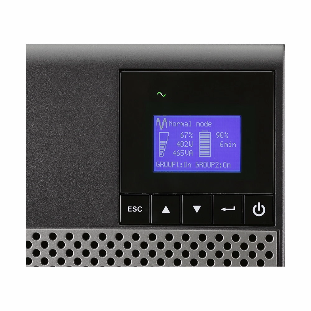 A Eaton 5p é um 1550VA UPS em torre de linha interativa com o regulamento de voltagem Automático (AVR)