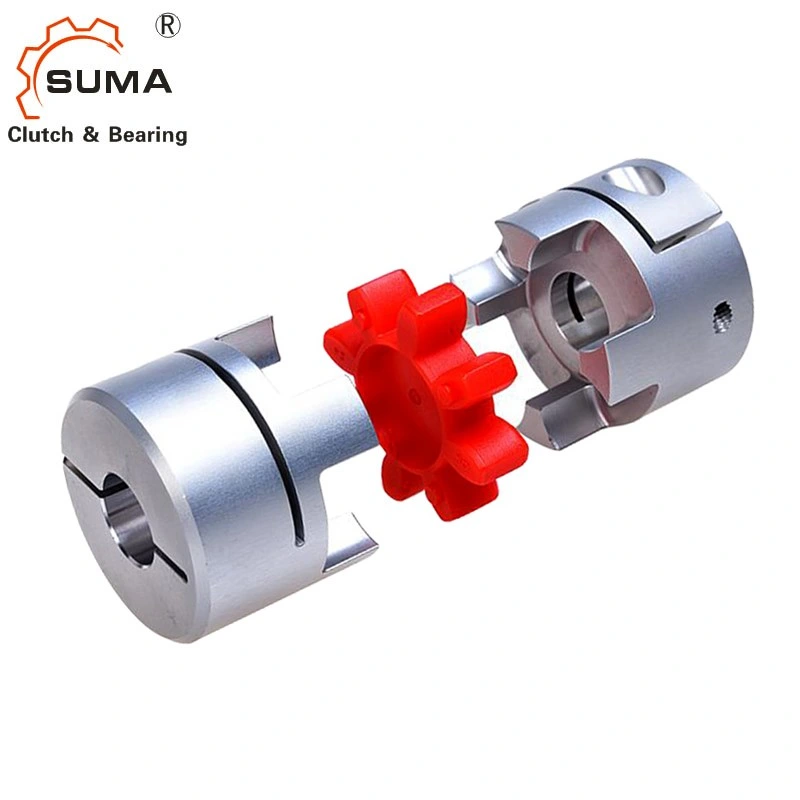 Gfc-14X22 Type Aluminum Alloy Flexible Coupling Bore Shaft Coupling Jaw Coupling