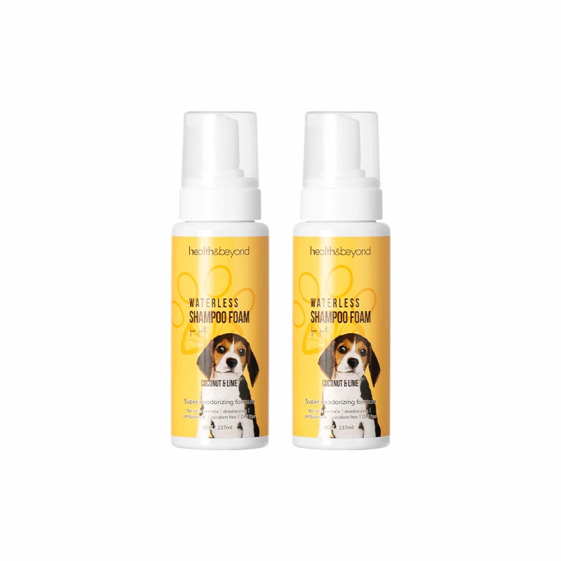 OEM / ODM Fabrik Hochwertige Produkt Deodorierung Dry Pet Wasserlos Shampoo Für Hunde und Katzen