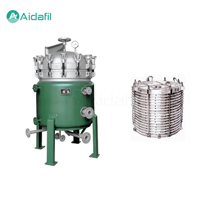 Factory Price Advanced Technology Filtering Rotary Drum Wine Lenticular Leaf Filter