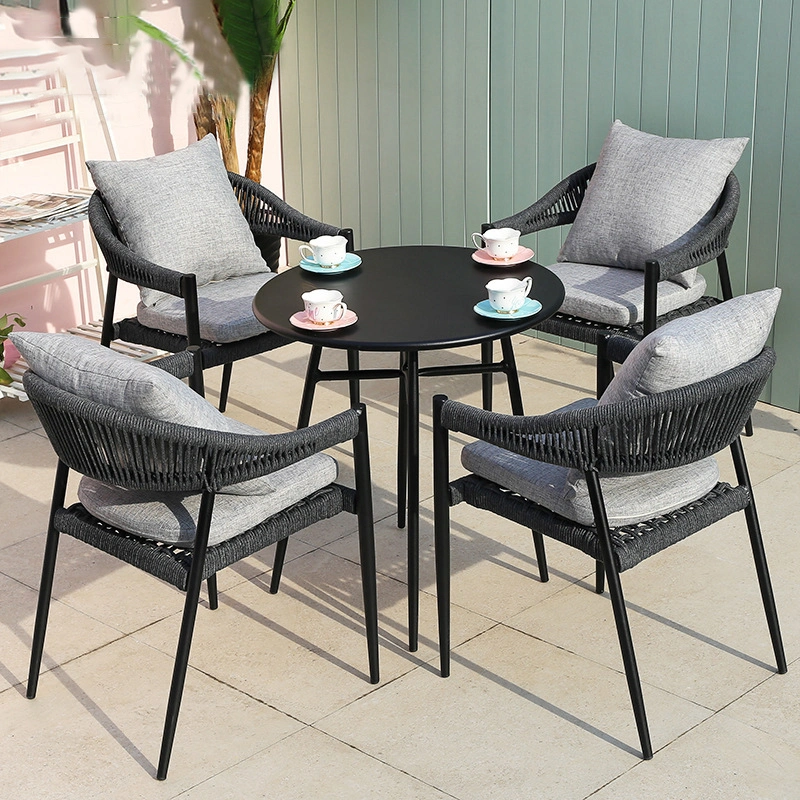 Waterproof Outside Patio Lounge Room Furniture Outdoor Garden Dinner Sets