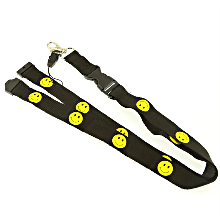 Benutzerdefinierte Seidendruck / Wärmetransfer Druck Polyester Lanyards