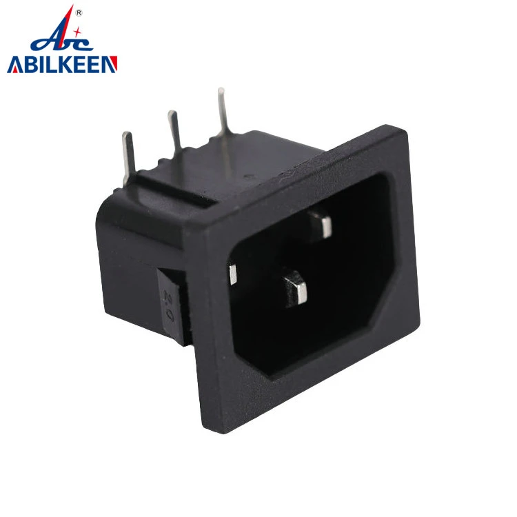 Manufacturers Compact Size 10A Black AC Power Outlet Industrial Plug and Socket
