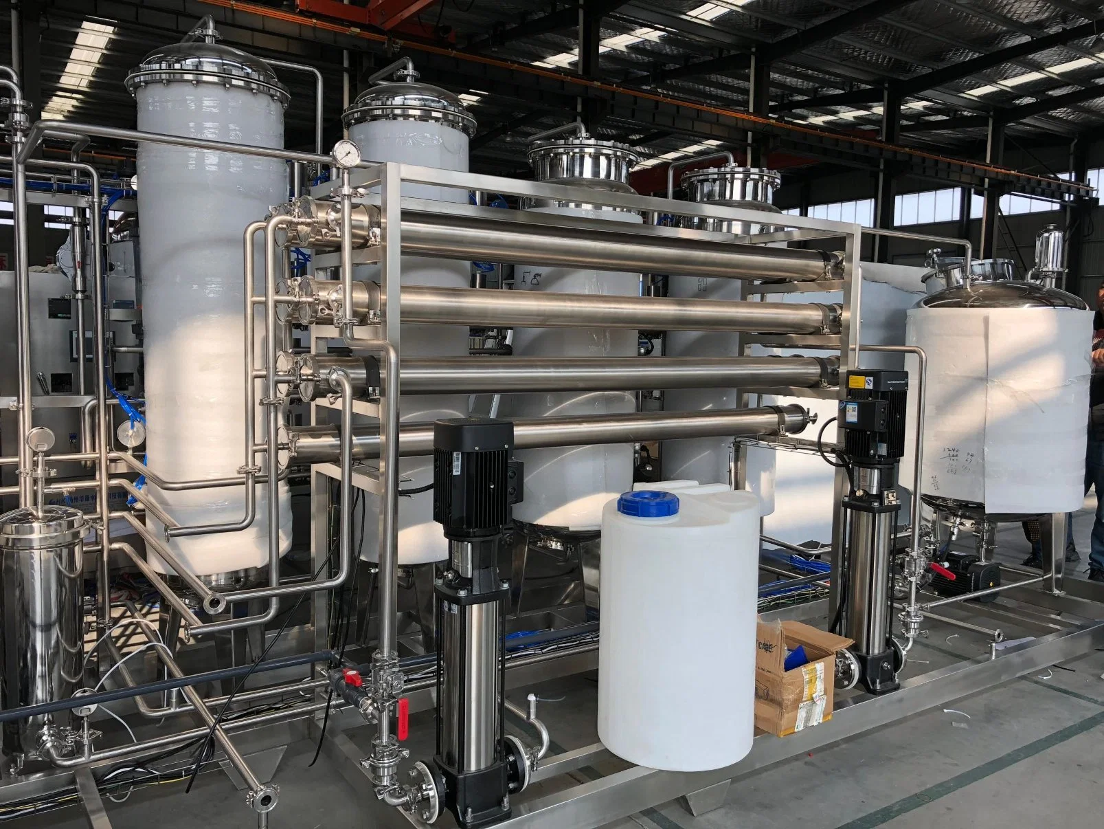 Multi-Colum Distillation Plant for Pharmaceuticals Drinking Water Treatment System Water Treatmen Machine