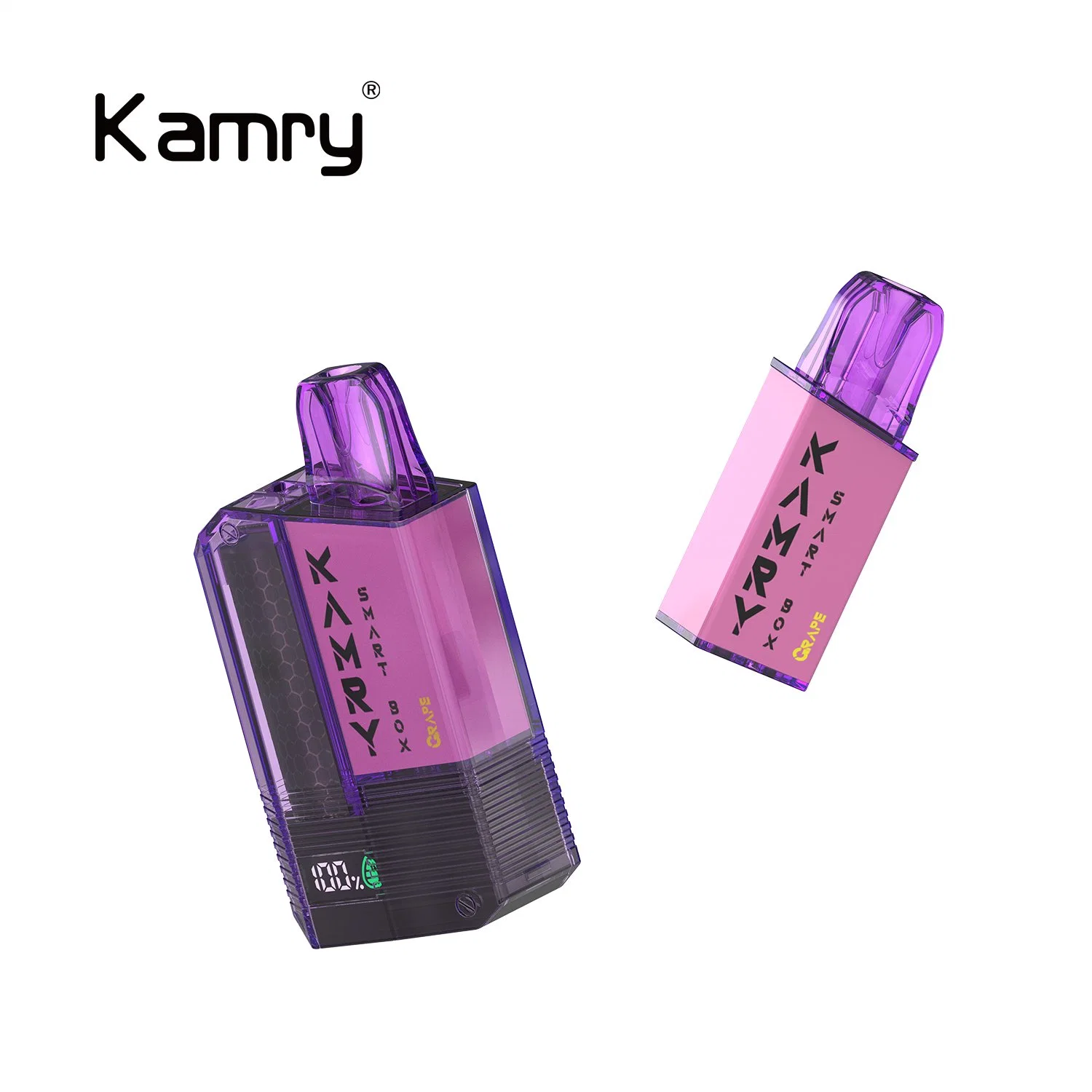 Kamry 800 Puff Vape Juice Display Screen Prefilled Pod Disposable Vape Pen