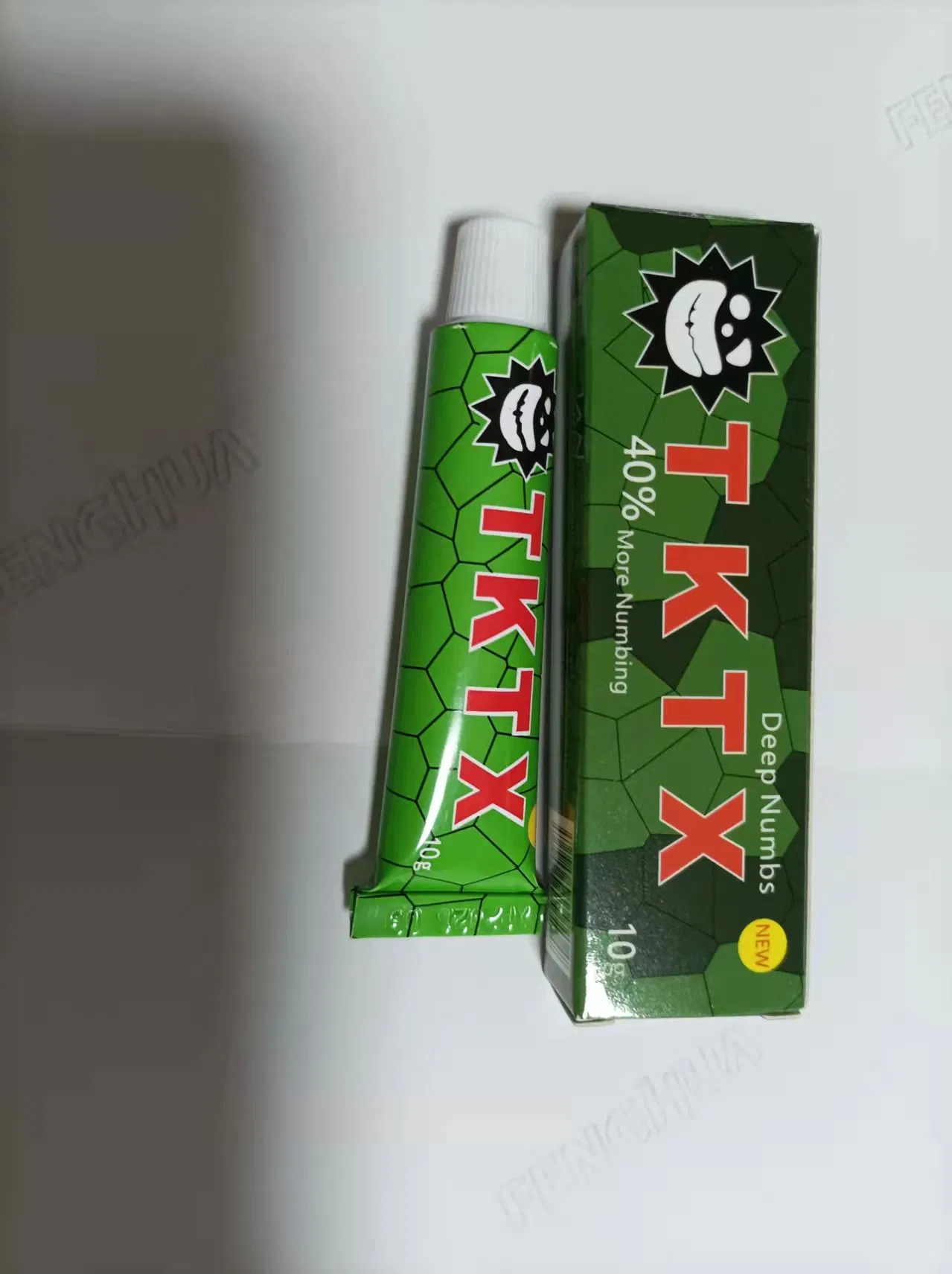 2023 Top Wholesale/Supplier OEM Factory Supplier 10g White Pink Color Real Tktx Numb Cream Deep Anesthetic Ointment Laser Tattoo Tktx Strong Numbing Cream