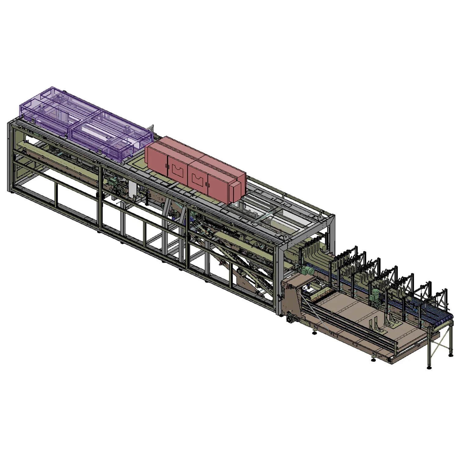 High Speed Hohe Qualität/hohe Kostenleistung Fall Verpackungsmaschine, Mineralwasser Fall Packer