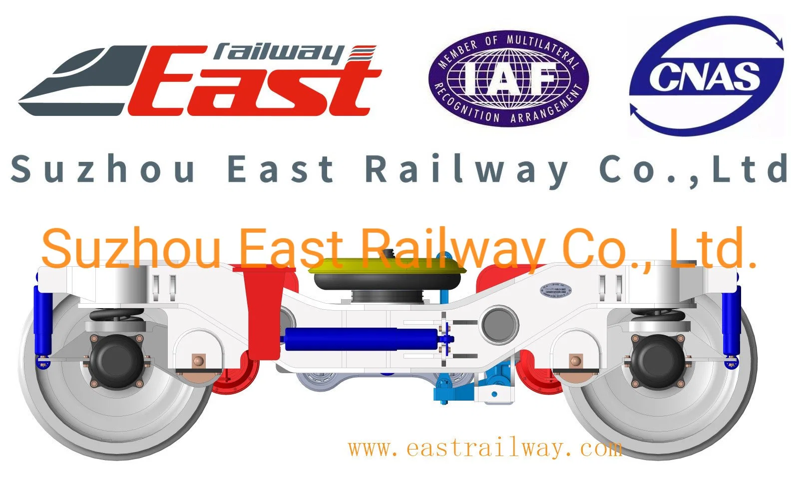 Eisenbahnanhänger Bogie für PKW/EMU/LRT/Metro/Stadtwagen