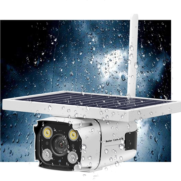 La luz solar de batería doble WiFi exterior impermeable de cámaras IP CCTV Seguridad App.