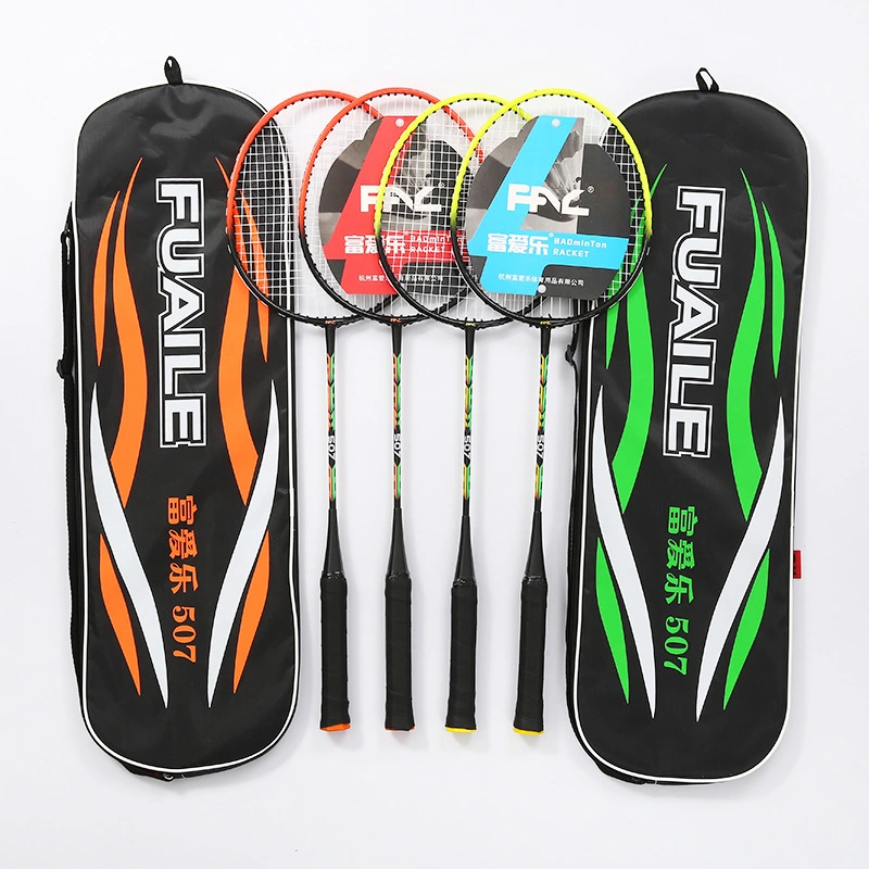 Badminton Racket Factory Cheap Iron Alloy Steel Racket Badminton Racquet Wholesale/Supplier Custom