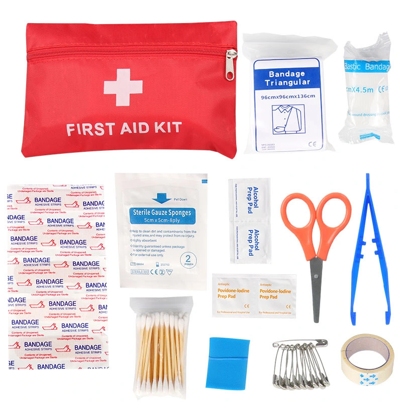 Small Size Promotional Pocket Preparedness First Aid Kit Small Bag for Travel and Trips