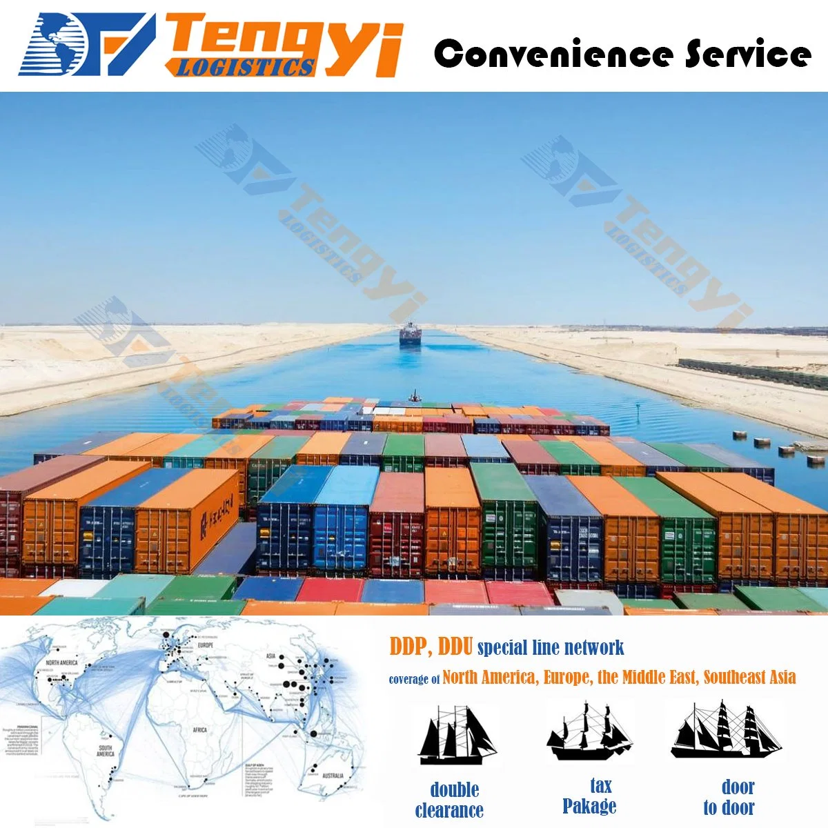 Sea /Railway Freight Logistics Service Shipping Cost to Europe USA Australia DDP DDU for Alibaba Amazon Buyer