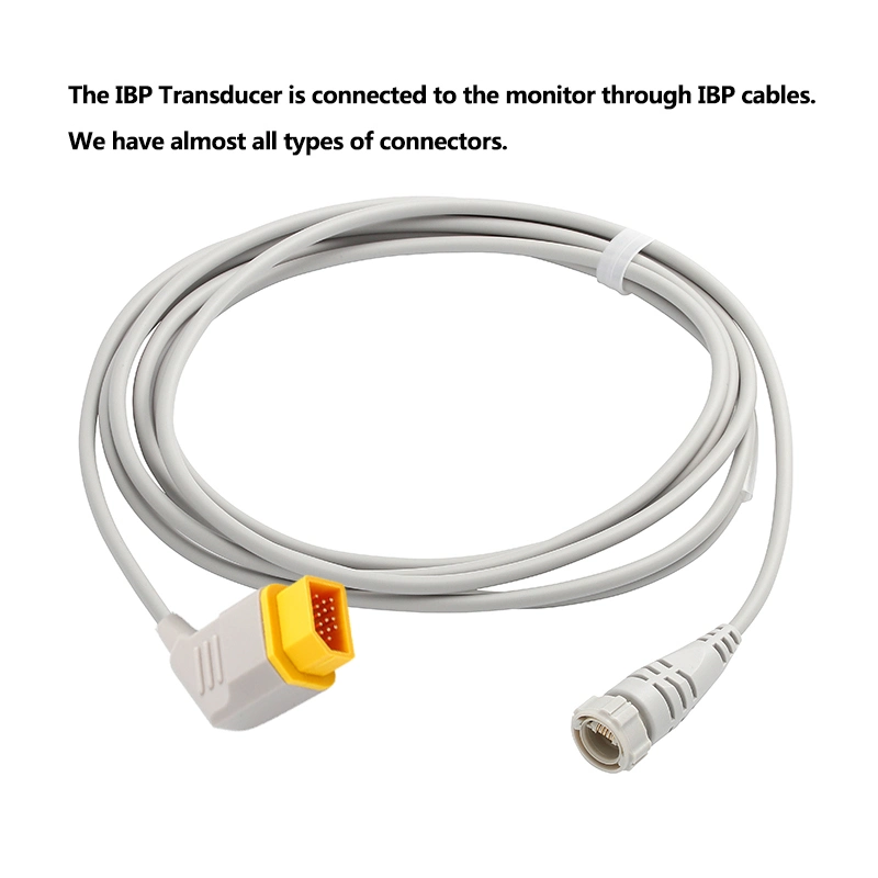 Transductor de presión Cable adaptador para Medex de Nihon Kohden 14p