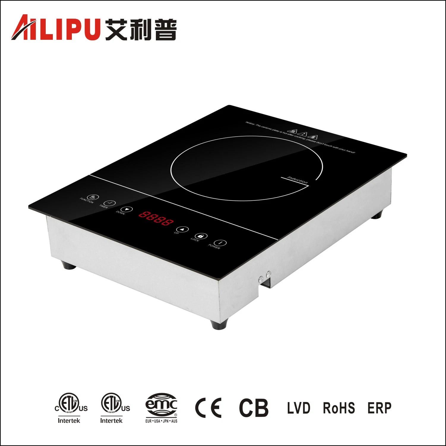 Household Appliance Kitchenware Gavanized Sheet Induction Cooking Stove