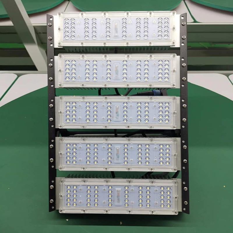 High Brightness AC 220V Grid Power 150W 200W 250W 300W Meanwell LED Driver Flood Light Outdoor Lamp >80000 Hours Lifespan