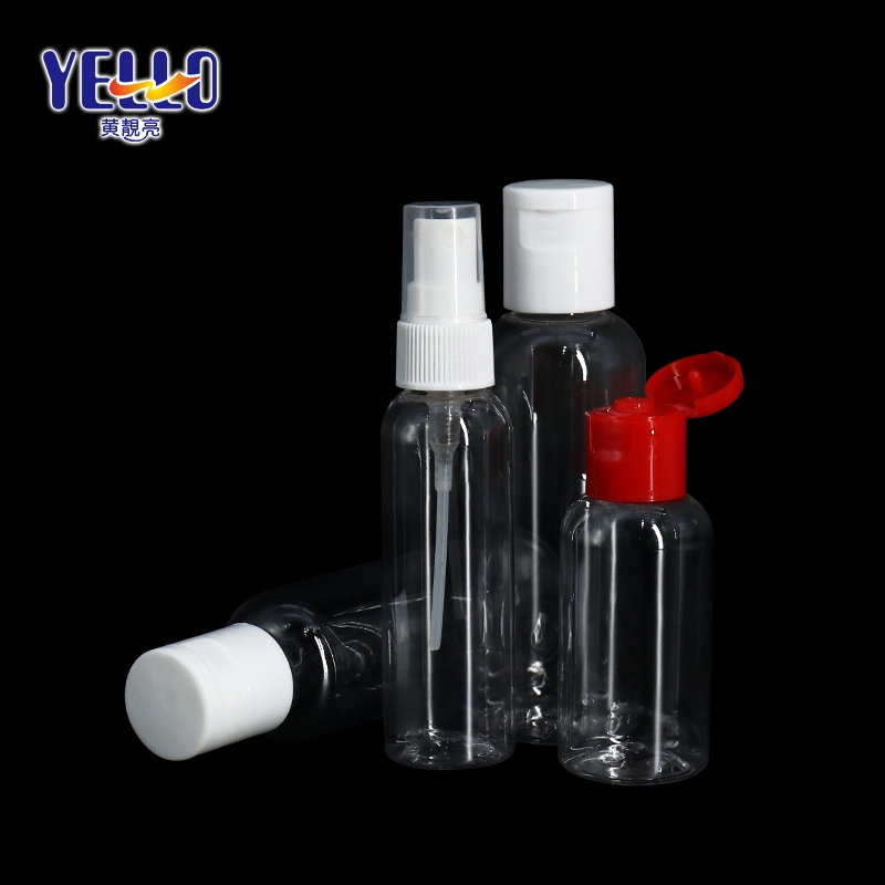 Luxury Cosmetics Sets Packaging Pet Plastic Transparent Spray Bottle