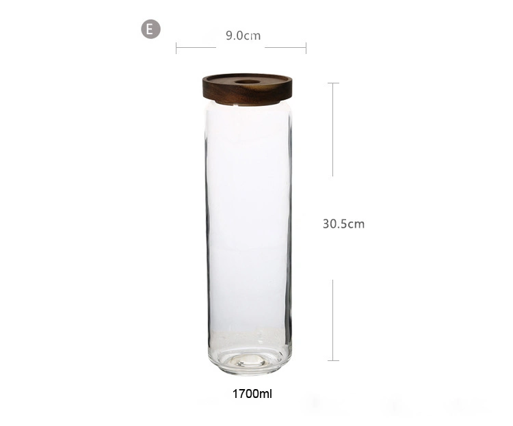 High-End-Glas Mit Hohem Borosilikatglas Material Küchengeräte Lagerung Glas Jar