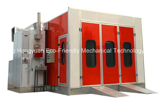 Hongyuan China Portable Paint Drying Oven Hy-CB55A Car Spray Booth with Gas Italy Burner and Diesel Burner