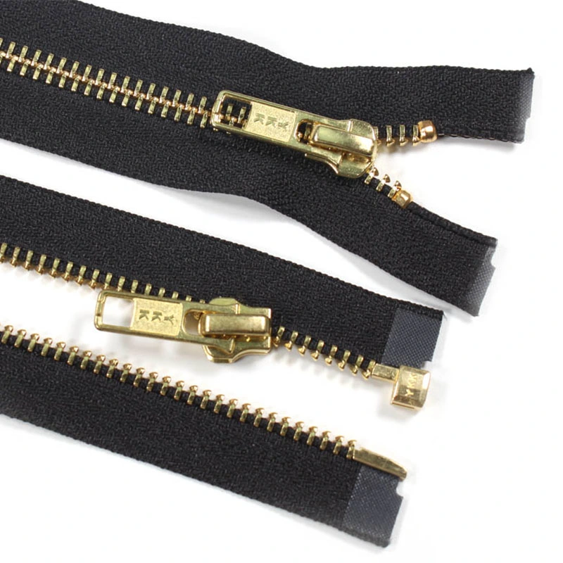 Original Factory Wholesale/Supplier Zipper Fabric Zipper Metal Open End Zipper
