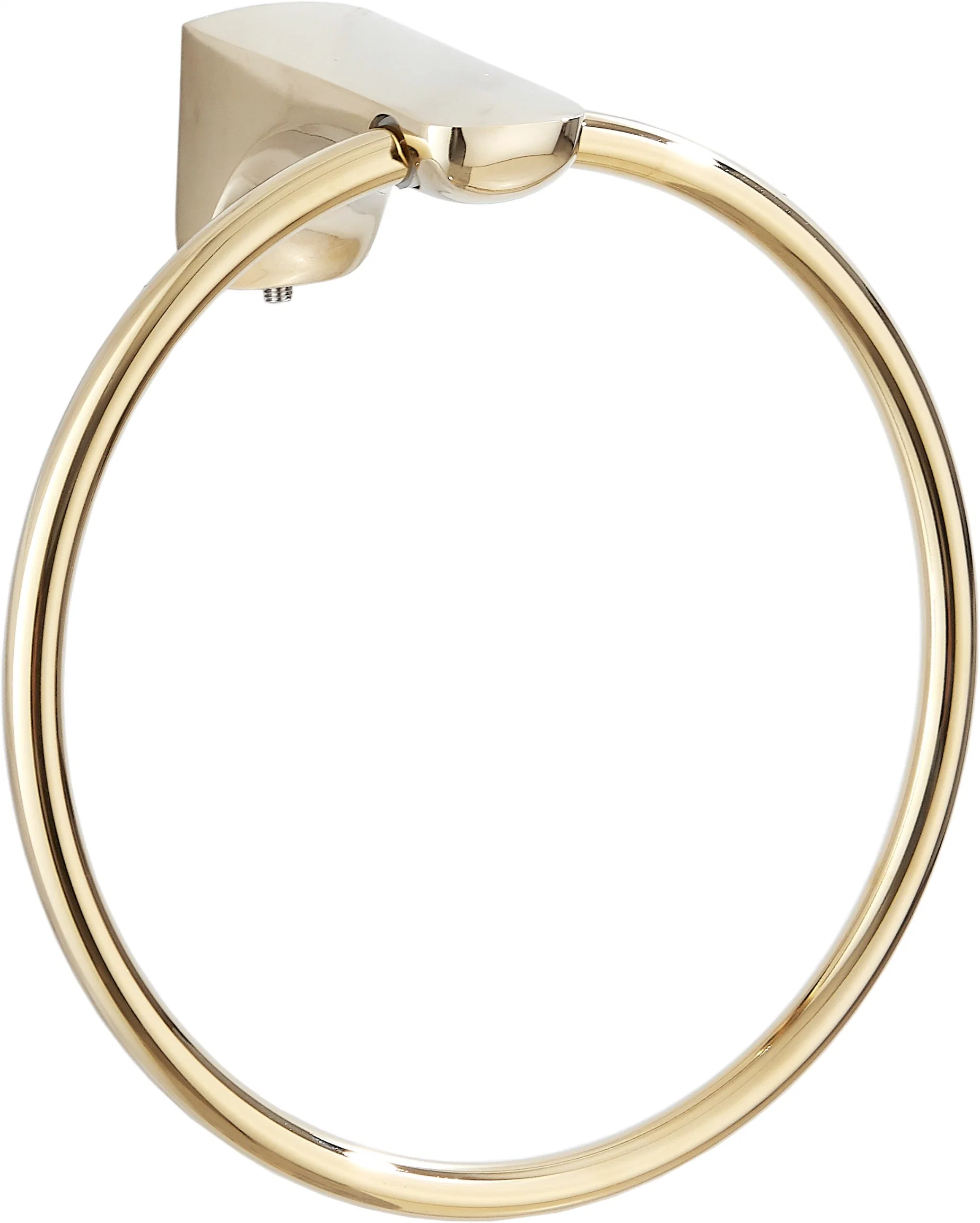 European Design Brass Towel Holder Brushed Gold Towel Ring for Bathroom Accessories
