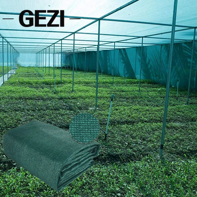 Gezi Black Windscreen Netting Sun Shade Cover Mesh 185 GSM Agricultural Balcony Screening Wind Protection