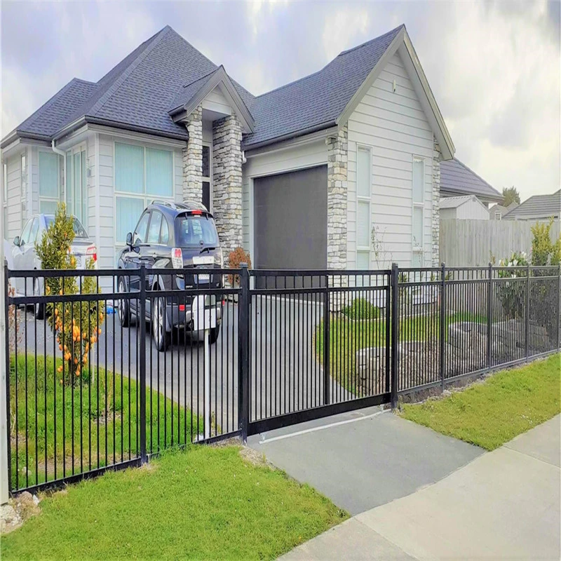 Customized Adjustable Steel Fencing Aluminum Railing Garden Fence Tubular Fence Panel Metal Pool Fence