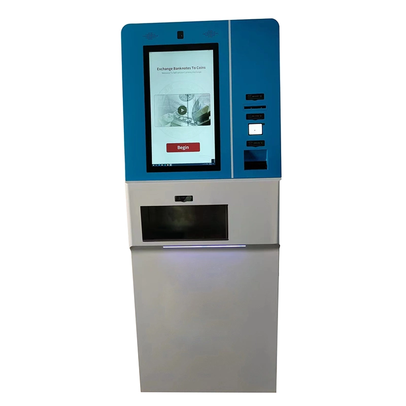 Coin Exchange Automatic Cash Bill Acceptor Currency Exchange Casino Payment Machine