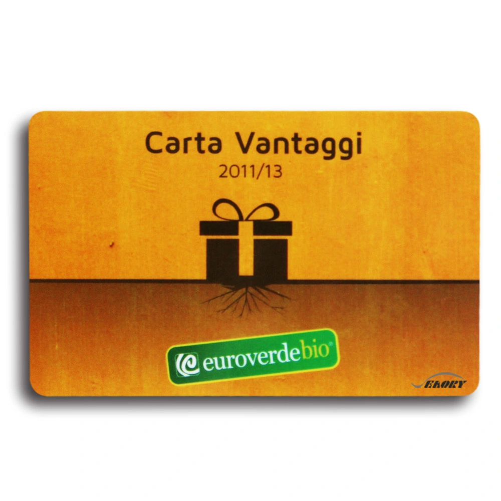 Cartão personalizado Cr80 de 30 mil PVC com impressão de cartão plástico cartão Club Com número de série