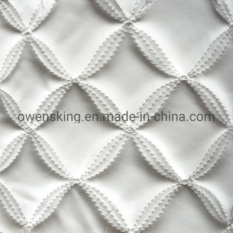 Low Price High quality/High cost performance Embroidered Leather Soft Decoration Material