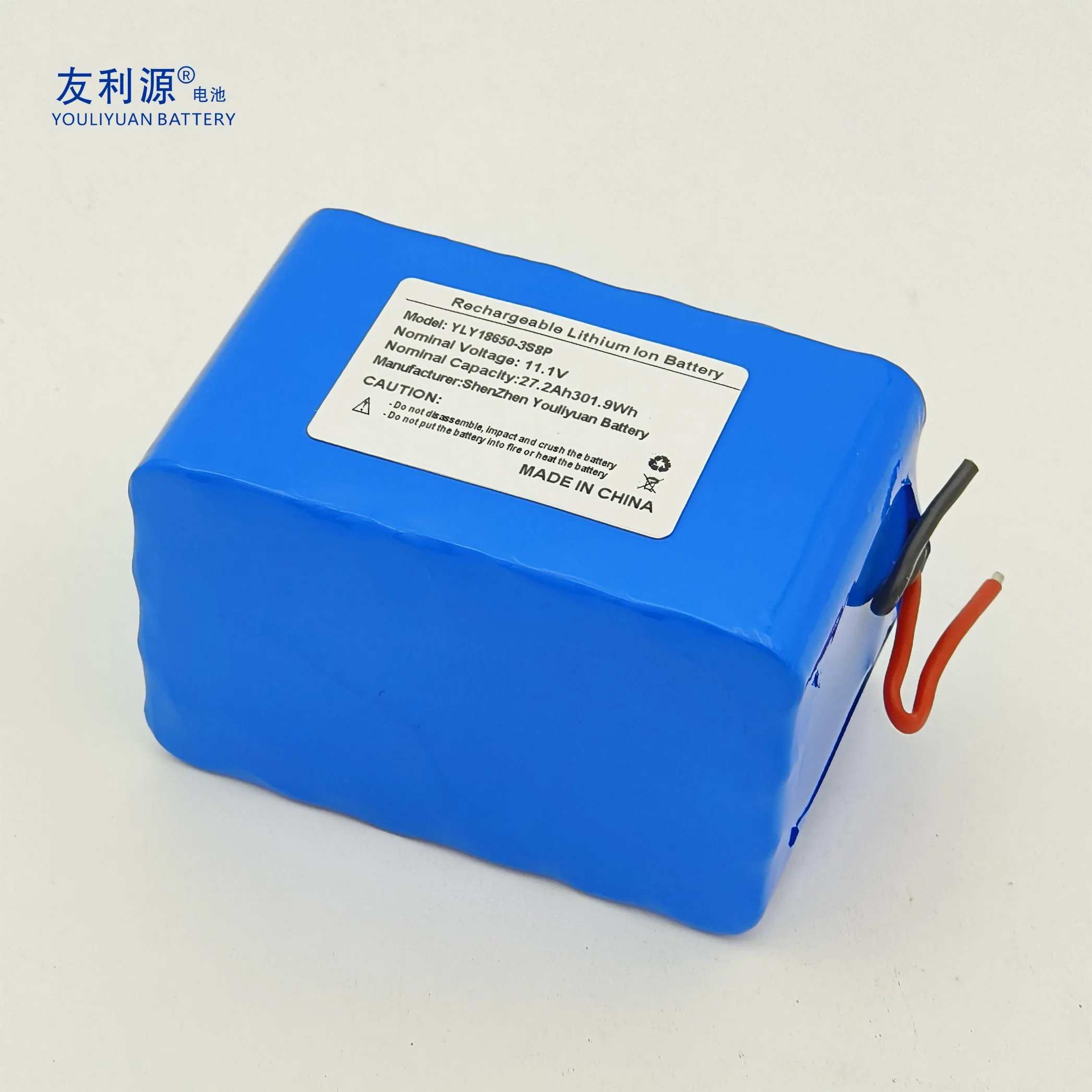 3400mAh Large Capacity 18650 Cell 3s8p 11.1V 27.2ah High quality/High cost performance Li-ion Electric Vehicle Home Appliance Battery