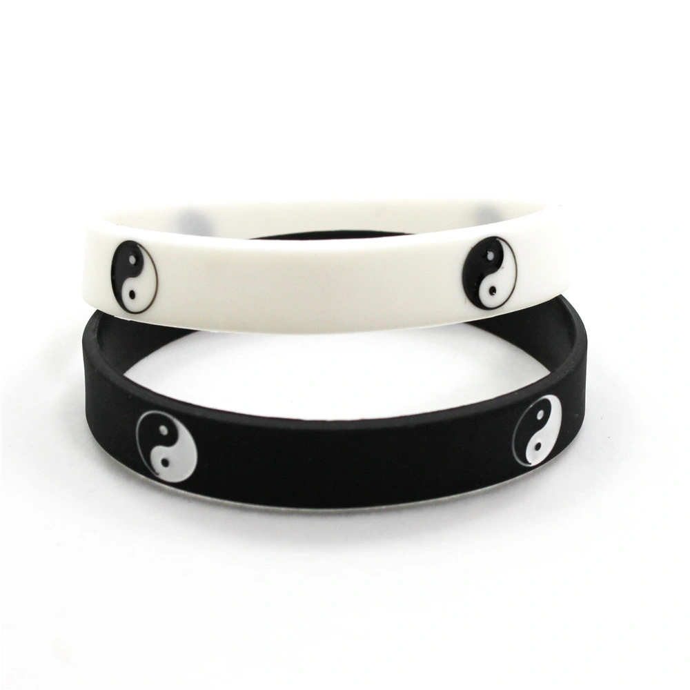 Silicone Rubber Sports Bracelets Bangles Fashion Jewelry Gifts