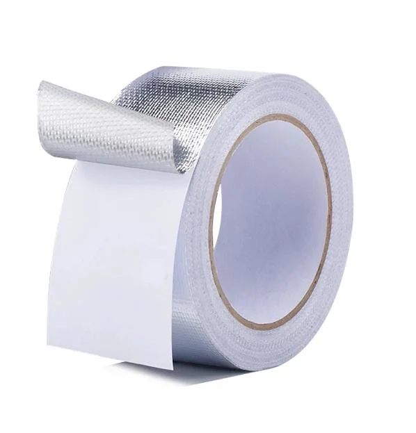 Protection Mesh Grid Reinforced Glass Cloth Solvent Glue Aluminum Foil Adhesive Tape