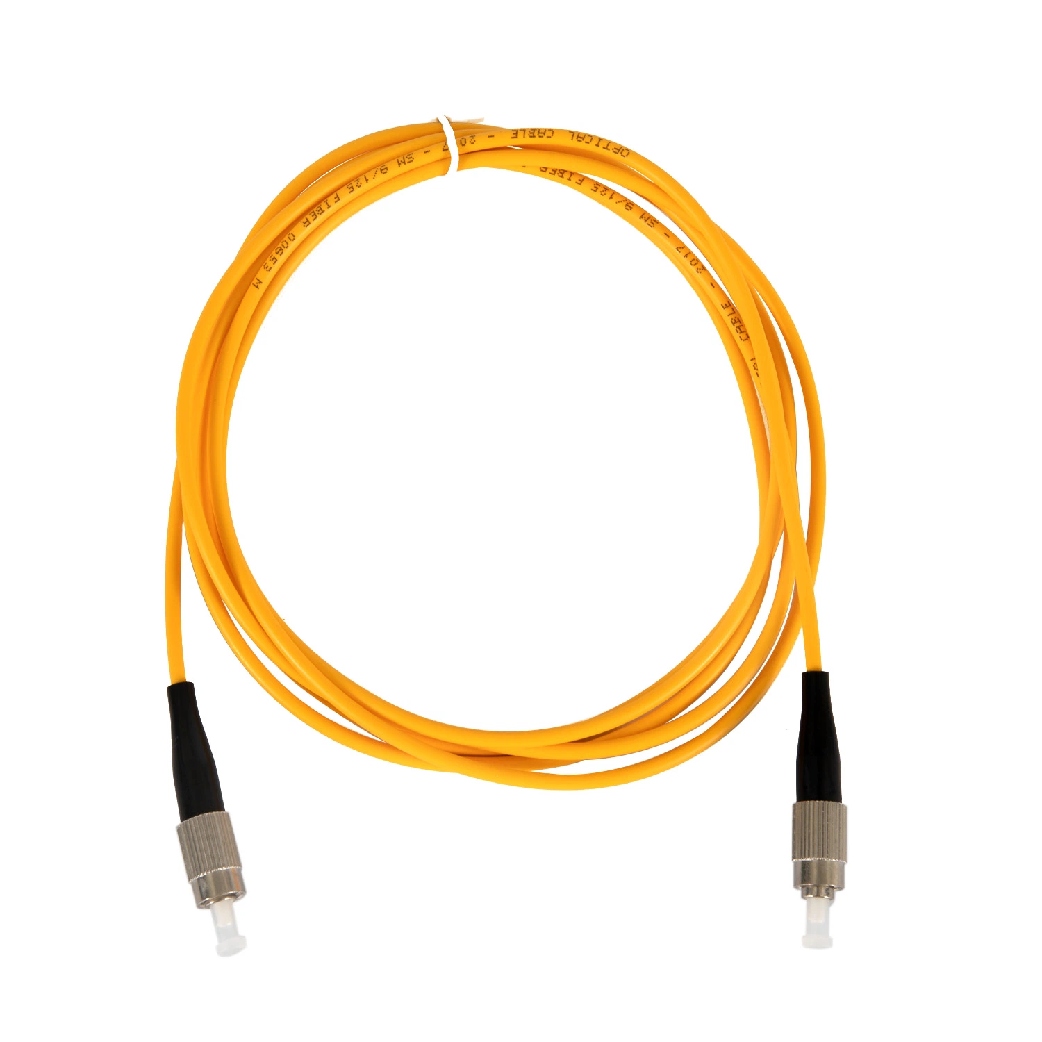 FC - FC UPC G652D Lzsh jaune en mode unique cordon de raccordement à fibre optique