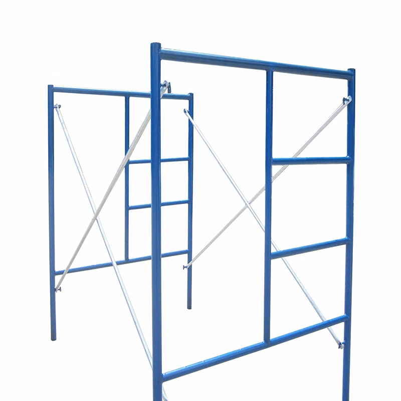 Construction Scaffolding Frames 1219X1700, 1930X1219mm, 1219X914mm Building Material Steel Fraework