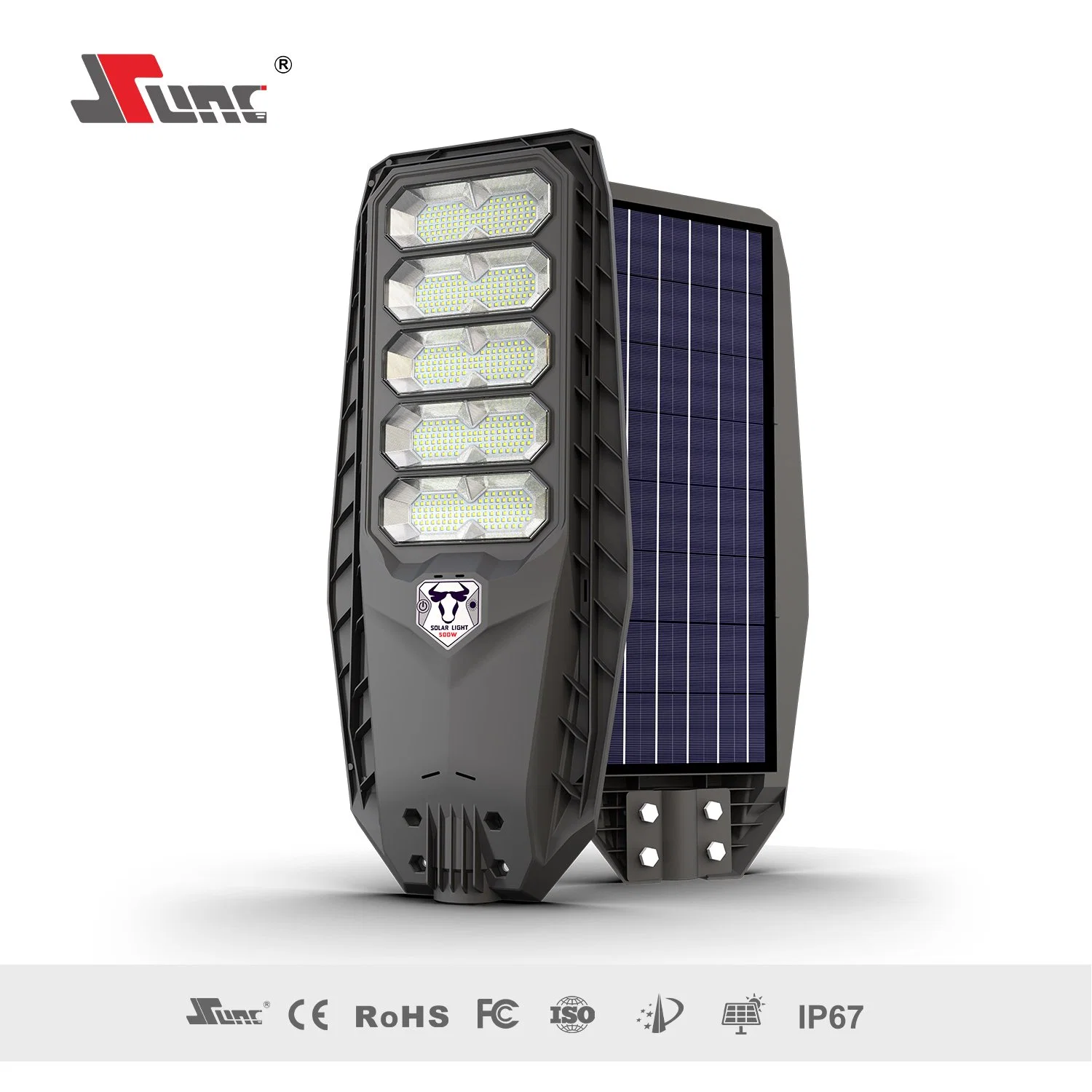 Sunc Hot Sale LED Solar Sensor Wall Light, Solar LED Light Outdoor Motion Sensor for Garden IP65 ABS LED Wall Lamp