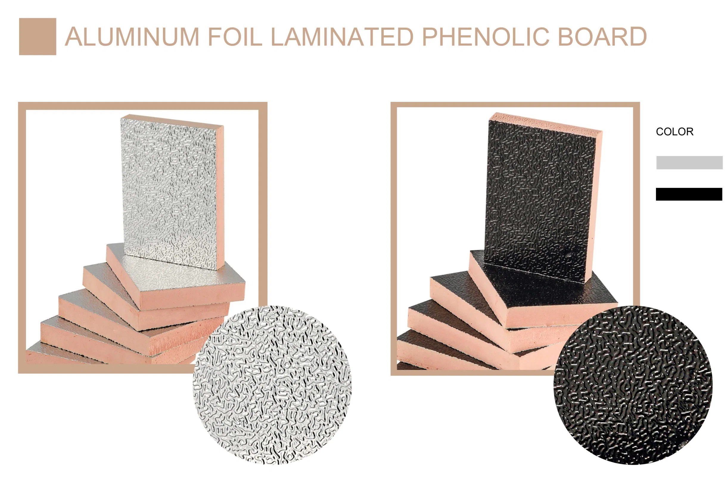 Phenolic Factory Direct Wall Insulation Board Fiberglass Insulation Panel