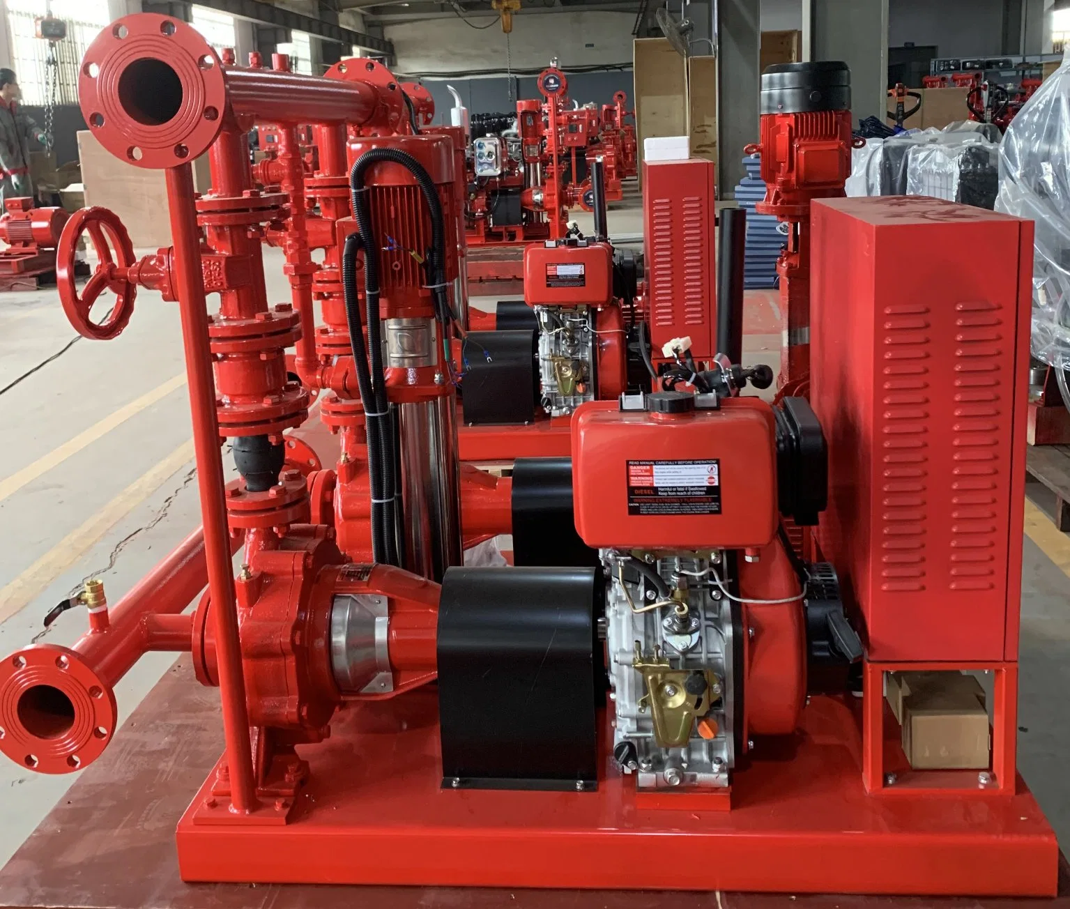 Fancy Nfpa20 Standard Fire Fighting System with Electric and Jockey Pump