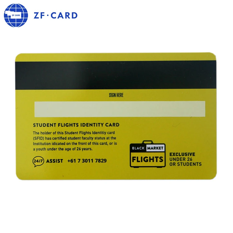 Black Magnetic Stripe Card 13.56MHz RFID MIFARE (R) Classic 1K NFC Access Card