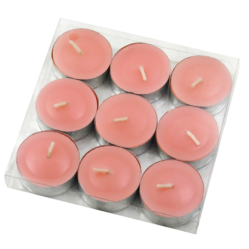 Decorative White and Color Paraffin Wax Candle Tea Light