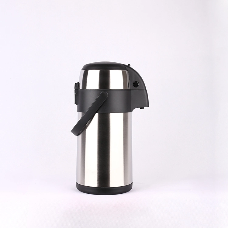 Double Wall Stainless Steel Vacuum Coffee Vacuum Pump Airpot Double Walled Insulated Flask Airpot with Custom Logo