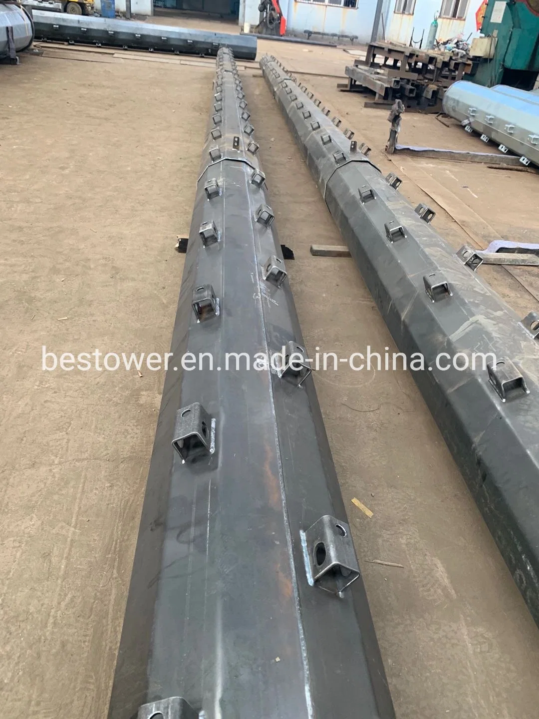 10kv-1100kv Hot Galvanized Tubular Steel Electric Power Transmission Tower Monopole