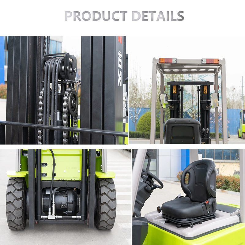 Large Load Capacity 3t/Ton 3000kg Dual Controller Design Electric Forklift Used in Warehouse