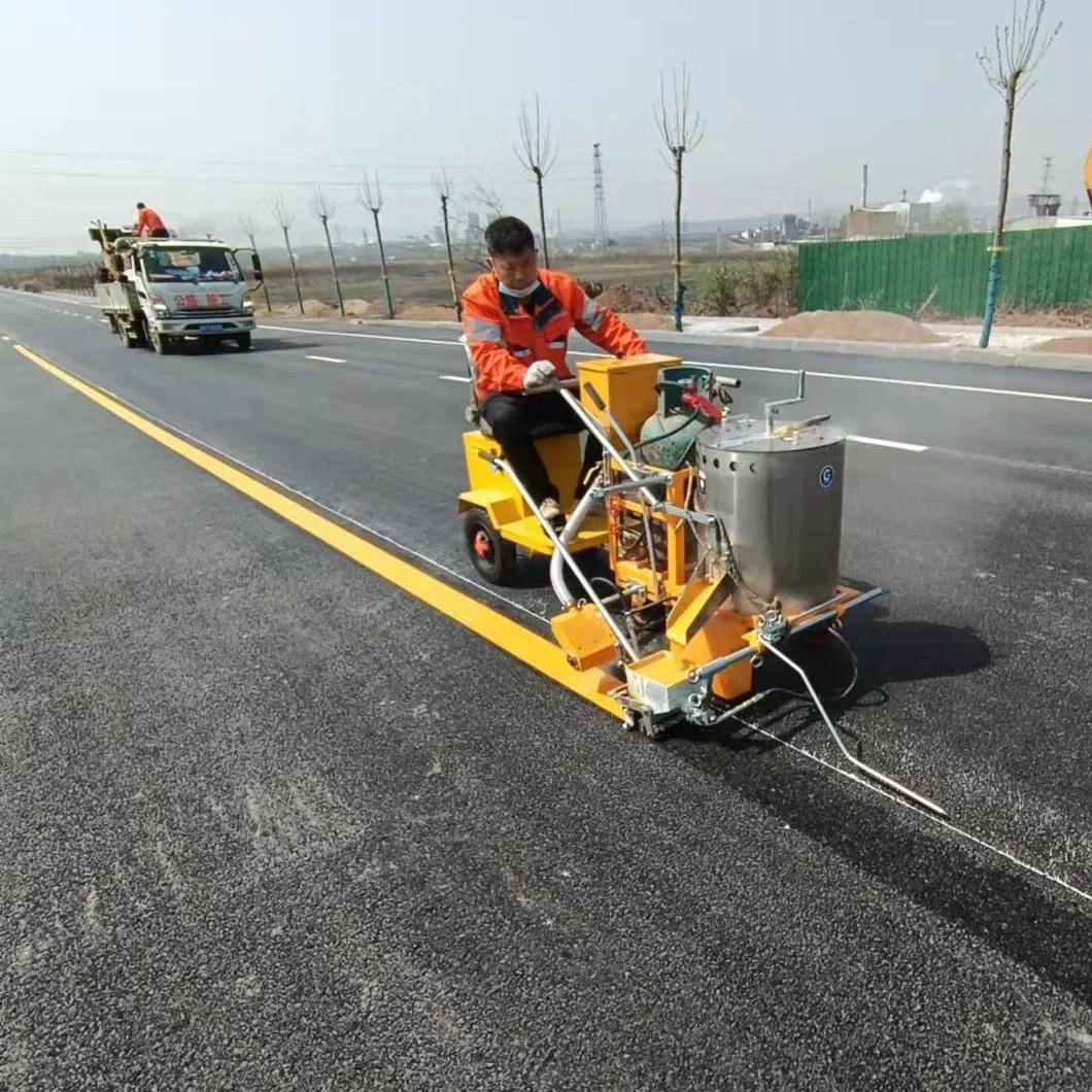 Electric Booster with Hand-Guided Hot Applied Road Marking Machine