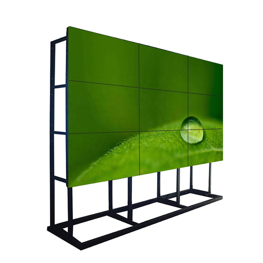 55inch 3.5 0.88mm 3X3 LCD Video Wall Digital Display Video Wall Screen for TV Broadcasting