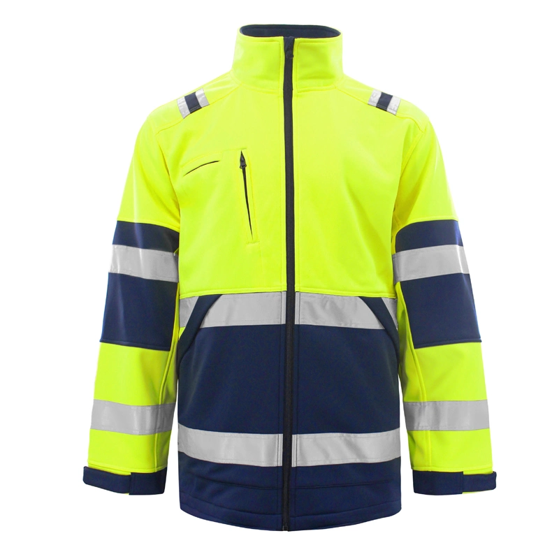 اشتر سترة ذات سترة طويلة ذات سترة طويلة من الصوف ذات القلنسوة من نوع Polar Fleece مع Hi Vis Reflective Fleece، سترة ذات سترة ذات سترة طويلة من الصوف ذات القلنسوة من نوع Fleece ذات سلامة عاكسة